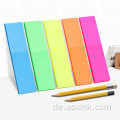 Benutzerdefinierte transparente Note Pads Memo Paper Notepads klebrig